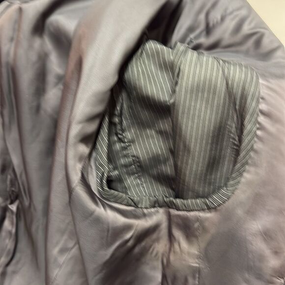 Calvin Klein Mens Plaid Two Button Blazer Jacket, Black C36 - Picture 10 of 12